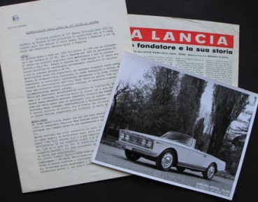 Lancia Carozzeria Boneschi Convertible Modelprogram 1959 Presskit with 2 Factoryphotos (6892)